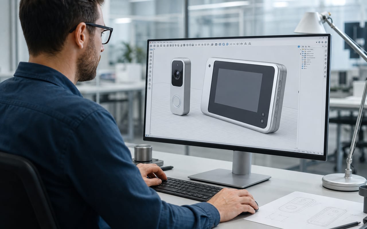 Industrial design and CAD modeling
