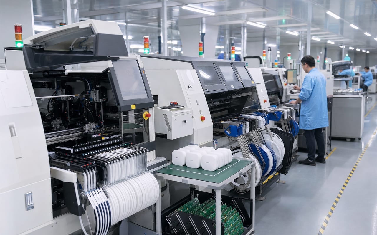 Mass production assembly line