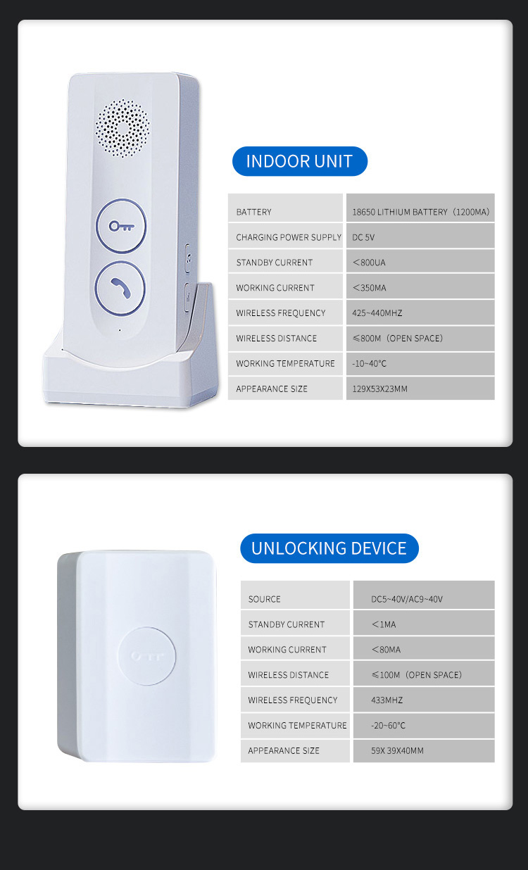 Wireless Intercom Doorbell — detail 18