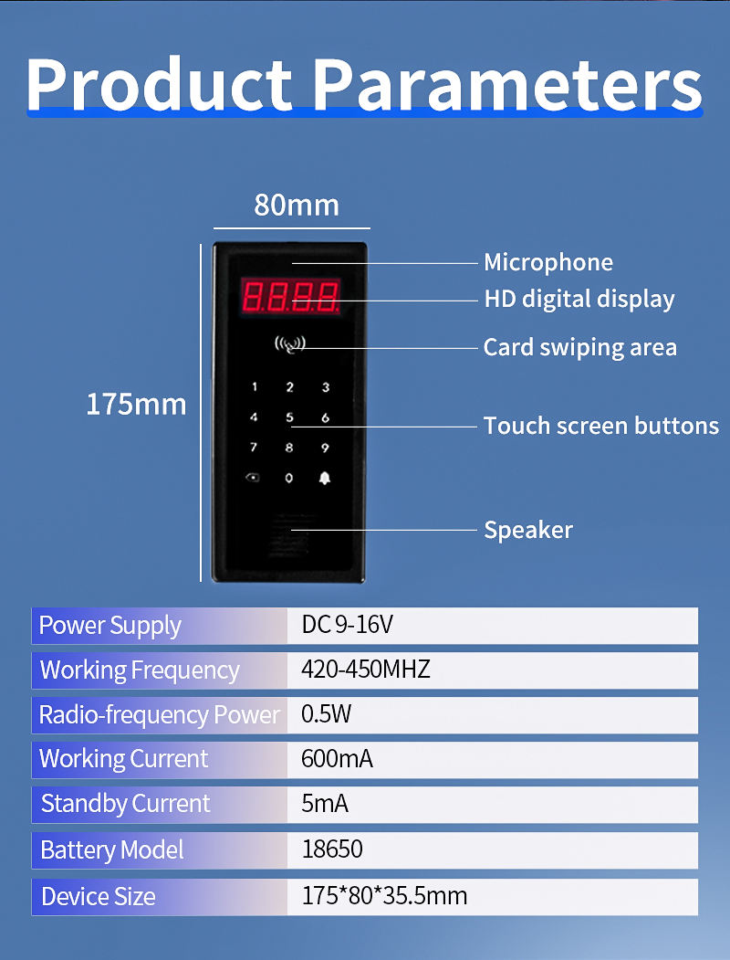 Wireless Intercom System — detail 15